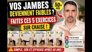 Miniature : Pourquoi Vos Jambes Faiblissent Après 50 Ans ? Essayez Ces Exercices ! Programme de Mobilitie