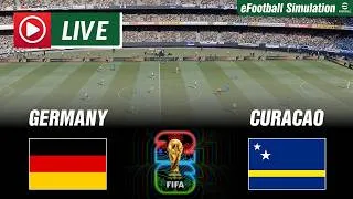 Miniature : 🔴 LIVE : Deutschland gegen Curaçao | FIFA World Cup 2026 | eFootball 2021 Gameplay DE