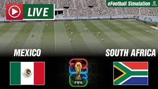 Miniature : 🔴 LIVE : Mexico vs South Africa | FIFA World Cup 2026 | Live Match | eFootball Gameplay