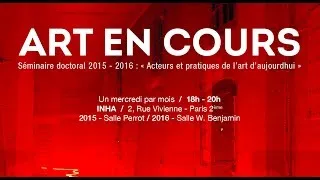Miniature : Le séminaire "Art en cours" invite : Sylvie de Meurville