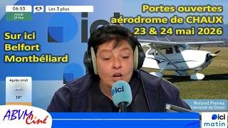 Miniature : Les portes ouvertes de l'aérodrome de Chaux sur ICI Belfort Montbéliard