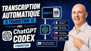 Miniature : Générer Et Traduire Des Sous-Titres Automatiquement Avec ChatGPT Codex #formation
