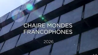 Miniature : Chaire "Mondes francophones" 2026 – Nahla Hussein Aly