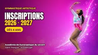 Miniature : Inscriptions gymnastique Saint-François — Guadeloupe 2026-2027