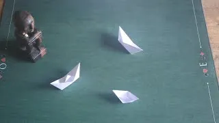 Miniature : Pliage : Bateau en papier 