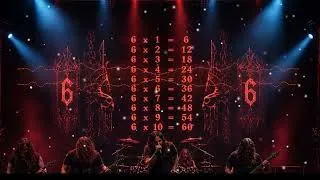 Miniature : Learn the 6 Times Table Heavy Metal Version!