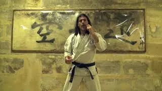 Miniature : Karate, entraînement technique simple pour s'équilibrer
