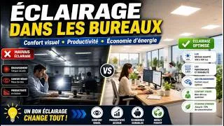 Miniature : Éclairage dans les bureaux : confort visuel, productivité et économies d’énergie