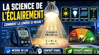 Miniature : La science de l’éclairement : comprendre les lux, lumens et niveaux de lumière
