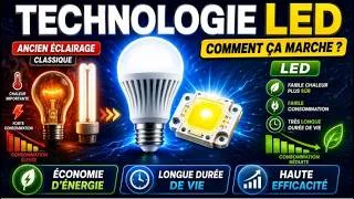 Miniature : Technologie LED : comment ça marche et pourquoi elle consomme moins ?