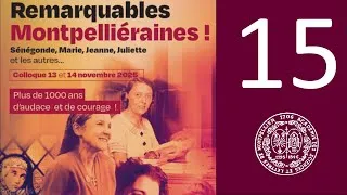 Miniature : Pionnières en médecine : de l'exception à l'évidence  (table ronde Coll. Femmes de Montpellier) 2025