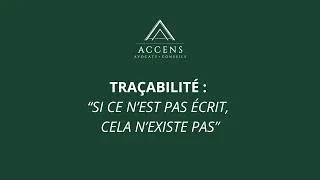 Miniature : Traçabilité : “si ce n’est pas écrit, cela n’existe pas” | ESSMS
