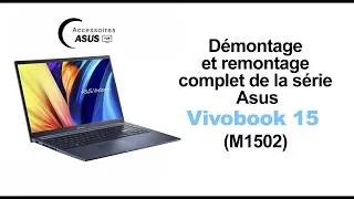 Miniature : Asus VivoBook 15 M1502 – Démontage complet et accès aux composants | Guide de réparation