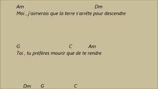 Miniature : Jane Birkin...Quoi .. Karaoké d accords pour accompagner la chanson a la guitare