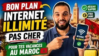 Miniature : 🚨Bon plan internet illimité pas cher pour tes vacances d’été au Maroc 🇲🇦 