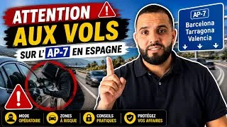 Miniature : 🚨Attention: 5 pièges à eviter pour ne pas vous faire voler sur les autoroutes espagnoles !!! 