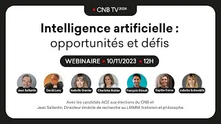 Miniature : Intelligence artificielle : opportunités et défis (webinaire, CNB 2024)