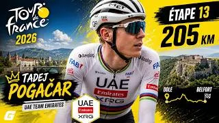 Miniature : Tour de France 2026 - Étape 13 : Dole › Belfort | Tour de France 2026