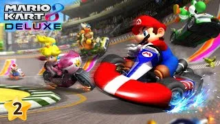 Miniature : Mario Kart 8 Deluxe : En route vers la Coupe Fleur ! (Episode 2)