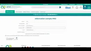 Miniature : Comment créer votre compte Pro ? - Achat-electrique.com