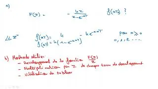 Miniature : 2 - Transformée en Z inverse : méthodes analytiques et approche algorithmique