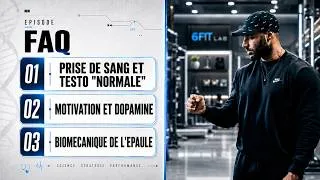 Miniature : FAQ : Testostérone et prise de sang, biomécanique de l'épaule au développé couché et dopamine