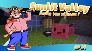 Miniature : Sunlit Valley 🌾 Minecraft FR — Enfin les Slimes !!! (EP31)