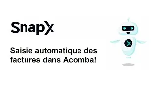 Miniature : Saisie automatique des factures avec SnapX! (webinaire en rediffusion)