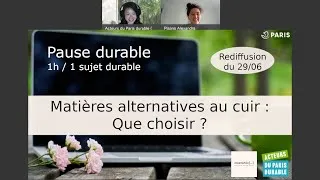 Miniature : Pause durable #17 : Matières alternatives au cuir, que choisir ?