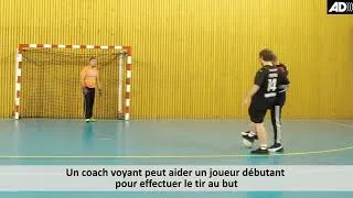 Miniature : Cécifoot : atelier de tirs aux buts