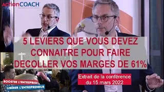 Miniature : 5 leviers que vous devez connaitre pour faire décoller vos marges de 61%