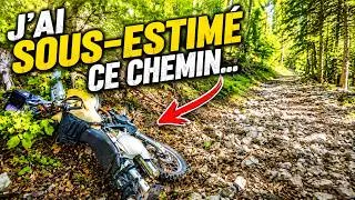 Miniature : J’ai sous-estimé ce chemin | Offroad moto trail . 400 DRZ