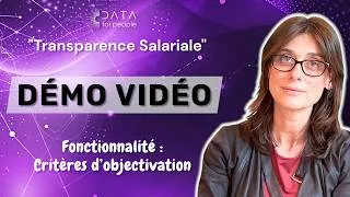 Miniature : ACT-ON DATA - Fonctionnalité "Critères d'objectivation" du module "Transparence Salariale" !