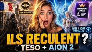 Miniature : TESO + AION 2 : les studios RECULENT enfin ? VF, abonnement… gros changement MMO !