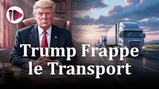 Miniature : Trump vise les Camions ! Pourquoi la taxe de 25% change tout pour le marché | Actu Direct