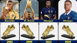 Miniature :  Tous les gagnants de soulier d'or de la coupe du monde FIFA 
