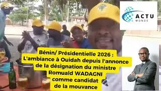Miniature : L'ambiance à Ouidah  de la désignation du ministre Romuald WADAGNI comme candidat de la mouvance. 