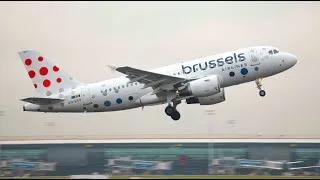 Miniature : 1er vol de Brussels Airlines avec sa nouvelle livrée  - Brussels Airport - Airbus A319 OO-SSO