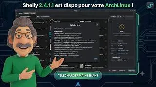 Miniature : Shelly 2.4.1.1 est sortie dans les bacs, pour Arch Linux !