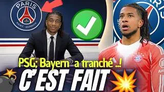 Miniature : 🚨 PSG : 𝗖'𝗘𝗦𝗧 𝗙𝗔𝗜𝗧 Le Bayern 𝘁𝗿𝗮𝗻𝗰𝗵𝗲  pour Michael Olise !
