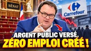 Miniature : Fabien Gay Furieux BALANCE Carrefour : L'Argent Public VERSÉ N'A PAS Servi à MAINTENIR Les Emplois !