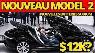 Miniature : Tesla Model 2 2026 : 12.749$ ? airbags proactifs + sortie mécanique + intrusion 45 mm