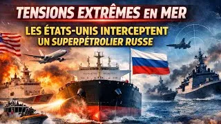Miniature : Tensions extrêmes en mer  : les États‑Unis interceptent un superpétrolier battant pavillon russe