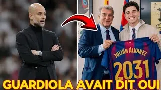 Miniature : 🚨🚨GUARDIOLA AVAIT OUVERT LA PORTE À ÁLVAREZ, SIMEONE DOIT MAINTENANT DÉCIDER
