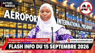 Miniature : Flash Infos Mardi 15 Septembre 2026 , Présentatrice : Fatoumata Camara
