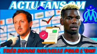 Miniature : 🟦⬜️Pogba bientôt à Marseille ? Une annonce qui met tout le monde en ébull..! olympique de marseille