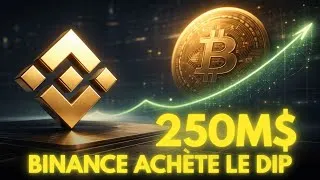 Miniature : BINANCE a acheté 250 millions $ de Bitcoin ❌✅
