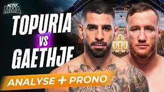 Miniature : Ilia Topuria vs Justin Gaethje : ANALYSE et PRONOSTICS !