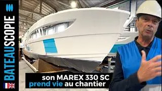 Miniature : Témoignage - Bernard découvre son MAREX 330 SC, en cours de construction, au chantier