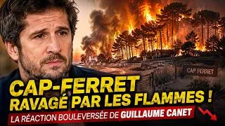 Miniature : Cap Ferret ravagé par les flammes  La réaction bouleversée de Guillaume Canet 📉
